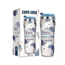 Copo Plastico Inox Brasfoot 350ml Temas New - Coisas Que Te