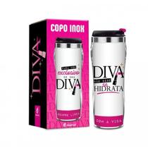 Copo Plastico Inox Brasfoot 350ml Temas New - Diva