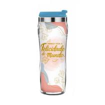 Copo Plástico Inox De Viagem Pessoa Mais Que Especial 350Ml Copo Plástico Inox De Viagem Pessoa Mais Que Especial 350Ml