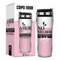 Copo Plastico Inox Temas New Amor Que Nos Transforma