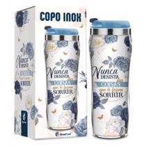Copo Plástico Inox Temas New - Coisas Que Te Fazem Sorrir