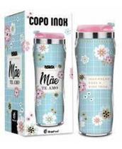 Copo Plastico Inox Temas New Mae Voce e Incrivel - Brasfoot - Ref 11554