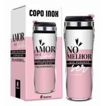 Copo Plastico Inox Temas New Sniper 350ml