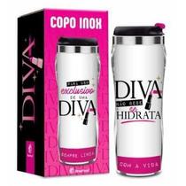 Copo plastico inox temas uso exclusivo diva brasfoot