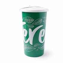 Copo Plástico Para Erva Tererê Com Tampa 450ml Cuia Verde - Taumer Copo Plástico Para Erva Tererê Com Tampa 450ml Cuia Verde - Taumer