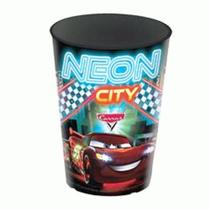 Copo Plástico Plasútil Carros Neon - 320ml - Plasutil