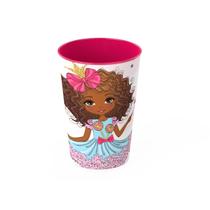 Copo Plástico Rosa Power Girls 320ml Plasvale Livre BPA