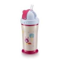 Copo playful fisher price brilha no escuro azul/rosa star