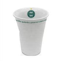 Copo Porcelana Plastic Amassado 240ml. Clubes de Futebol - Coritiba - Ceramarte
