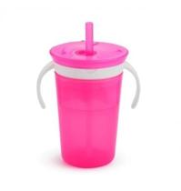 Copo Porta Biscoito com Alça Rosa Munchkin