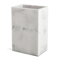 Copo Porta Escova de Dente em Poliresina Branco 12cm 17584 Mart Copo Porta Escova de Dente em Poliresina Branco 12cm 17584 Mart