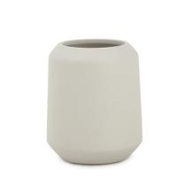 Copo Porta Escova de Dentes em Cimento Cinza 12 x 10 cm