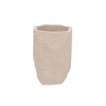 Copo Porta-Escovas em Cimento Orgânico Nude Lunari 10x7cm Copo Porta-Escovas em Cimento Orgânico Nude Lunari 10x7cm