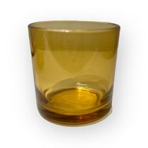 Copo porta-escovas / vela 265ml ambar