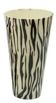Copo/Pote Expositor Estampado Zebra 750ml - 01 Unidade
