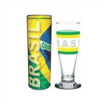 Copo Premiere 300ml. na Lata Cofre - CBF Brasil - Allmix