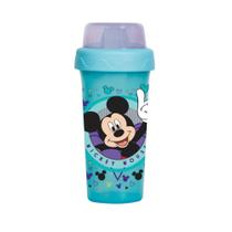 Copo Premium com Válvula Disney 340ml Mickey Azul BabyGo