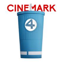 Copo Quarteto Fantástico Personagens - Cinemark