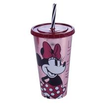 Copo Refri 700mL com Canudo Personagens Disney Design Divertido para Crianças Copo Refri 700mL com Canudo Personagens Disney Design Divertido para Crianças