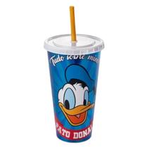 Copo Refri 700mL com Canudo Personagens Disney Design Divertido para Crianças