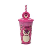 Copo Refri Lotso Toy Story c/ Canudo e Pin 500ml - Plasútil