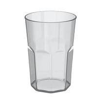 Copo Resistente 400ml Transparente De Plástico Água Suco p/ Festa Bar Ou
