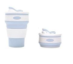 Copo retrátil de silicone 350ml: Copo retrátil de silicone 350ml: