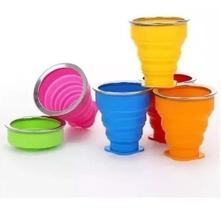 Copo Retrátil De Silicone Dobrável Ecológico Bpa Free 200 Copo Retrátil De Silicone Dobrável Ecológico Bpa Free 200
