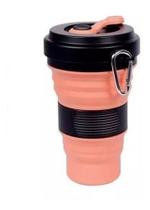 Copo Retrátil De Siliconel Ecológico Dobrável 550ml Portátil