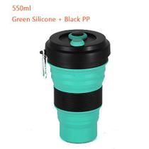 Copo Retrátil Em Silicone Chaveiro Sanfonado Reutilizável