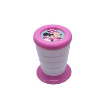 Copo Retrátil Rosa Minnie com Tampa - 330ml Copo Retrátil Rosa Minnie com Tampa - 330ml