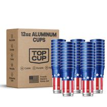 Copo Reutilizável de Alumínio Top Cup 355 ml Pacote com 50 Unidades Copo Reutilizável de Alumínio Top Cup 355 ml Pacote com 50 Unidades