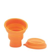 Copo Reutilizável de Silicone 480 Ml - Silicup Laranja