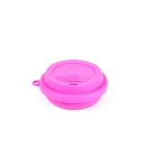 Copo Reutilizável de Silicone Retratil 480 Ml - Rosa