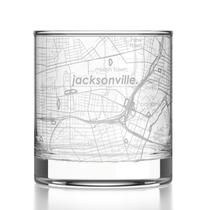 Copo Rocks Well Told Mapa de Jacksonville 325ml Transparente Copo Rocks Well Told Mapa de Jacksonville 325ml Transparente