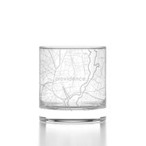 Copo Rocks Well Told Mapa de Providence 325 ml Transparente Copo Rocks Well Told Mapa de Providence 325 ml Transparente