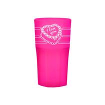 Copo Roma 360mL Rosa Neon Colecao AMOR I Love You Copo Roma 360mL Rosa Neon Colecao AMOR I Love You