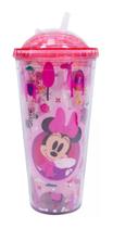 Copo Rosa Minnie Cubos Gelo Artificial 600ml - Disney