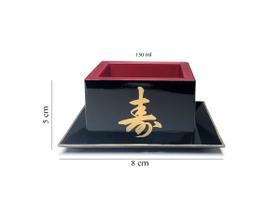 Copo Sake Massu Ukesara Saque Ideograma Japonês 150ml Copo Sake Massu Ukesara Saque Ideograma Japonês 150ml