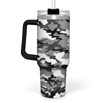 Copo SANDJEST Camouflage 1183ml isolado em aço inoxidável Copo SANDJEST Camouflage 1183ml isolado em aço inoxidável