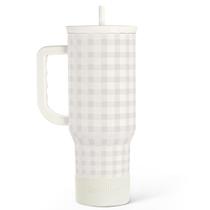 Copo SANDJEST com alça isolada de aço inoxidável de 40 onças