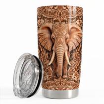 Copo SANDJEST Elephant 20 oz isolado em aço inoxidável