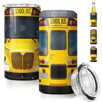 Copo SANDJEST School Bus Driver 350ml em aço inoxidável