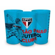 Copo São Paulo Tricolor Plástico 500ml Colors Licenciado