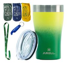Copo Seleção Cores Do Brasil Térmico Arell Original - Kit Verde E Amarelo Selecao Cores Do Brasil Copo Seleção Cores Do Brasil Térmico Arell Original - Kit Verde E Amarelo Selecao Cores Do Brasil