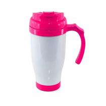 Copo semi-Térmico Polimero Sublimação 475ml rosa pink - unidade