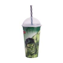 Copo Shake 500 ml Avengers - Hulk - Plasútil Copo Shake 500 ml Avengers - Hulk - Plasútil