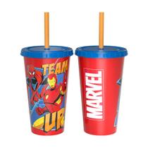 Copo shake capitao america 500 ml Copo shake capitao america 500 ml