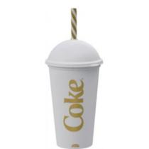 Copo Shake Coke Branco 500 ML - 1 unidade - Plasútil