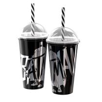 Copo Shake com Canudo Infantil do Batman DC Comics 500ML Copo Shake com Canudo Infantil do Batman DC Comics 500ML